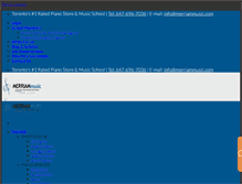 Tablet Screenshot of merriammusic.com